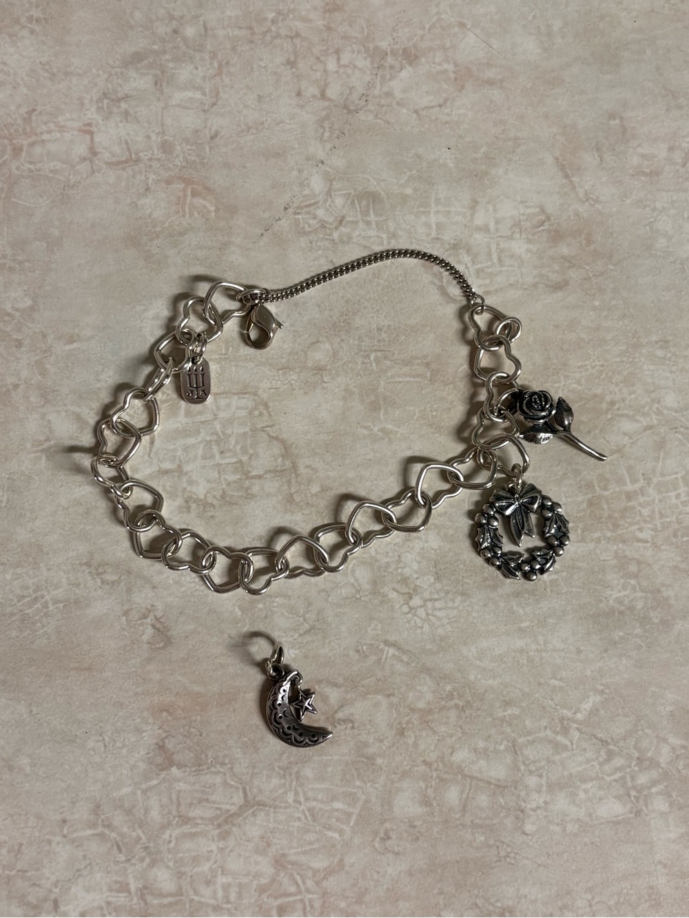 James Avery bracelet with charms